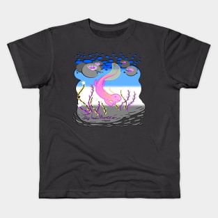 Custom Axolotl Pride Kids T-Shirt